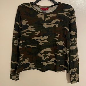 Camouflage print Long Sleeve